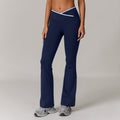 Contour Sculpt Flared Leggings in Navy