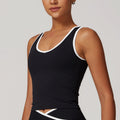 Contour Sculpt Tank in Black