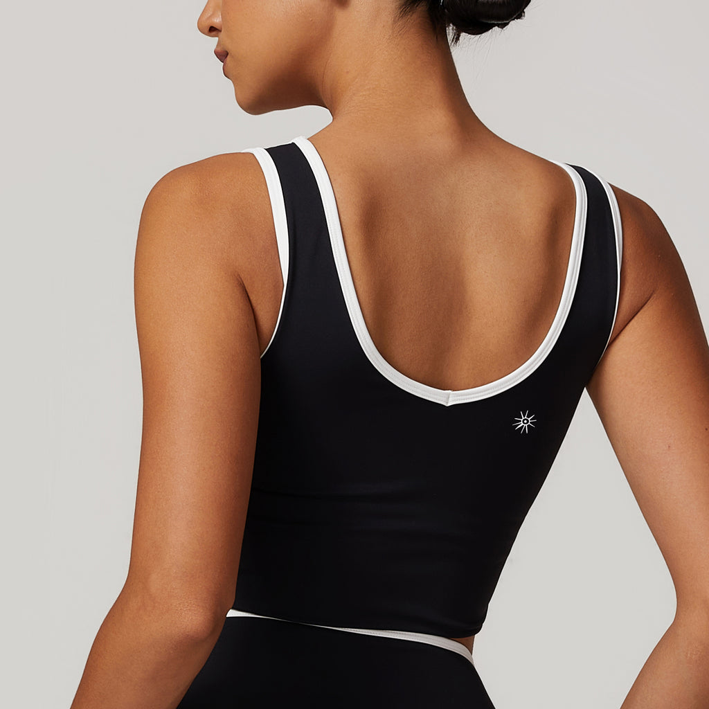 Contour Sculpt Tank in Black