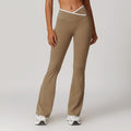 Contour Sculpt Flared Leggings in Latte