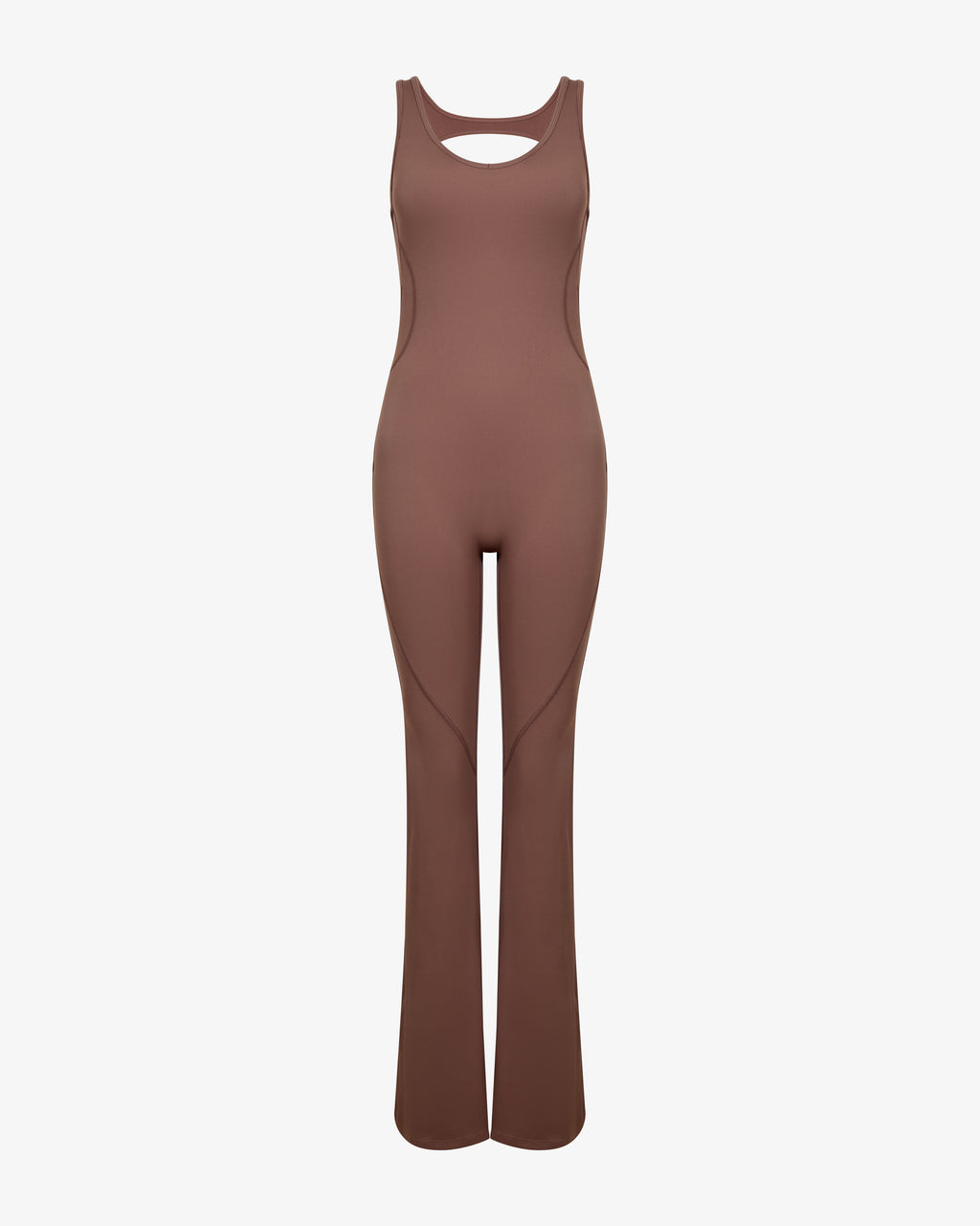 Sculpt Flare Onesie in Clay