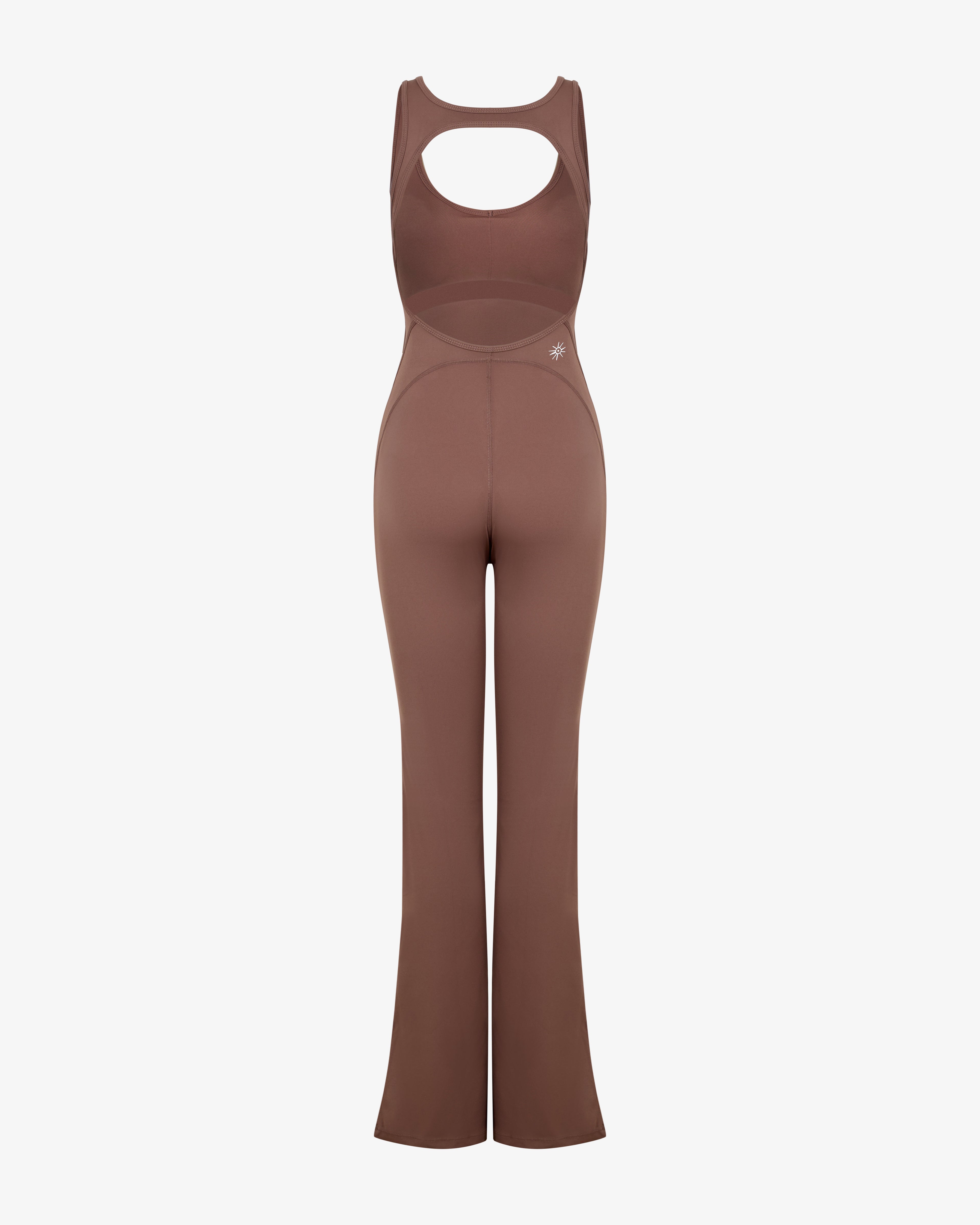 Sculpt Flare Onesie in Clay