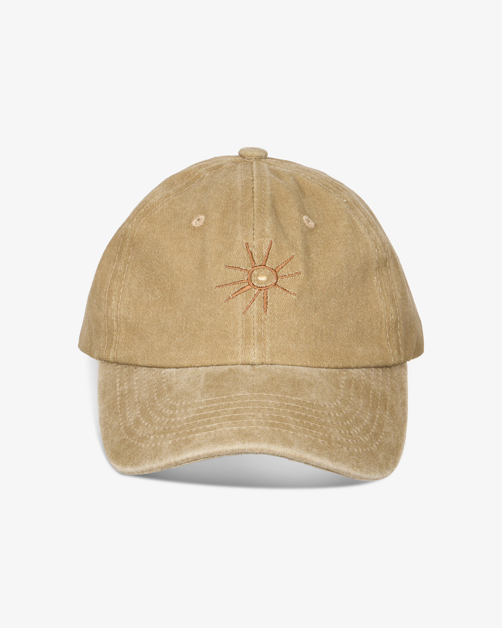 Soul Sun Washed Cap in Beige