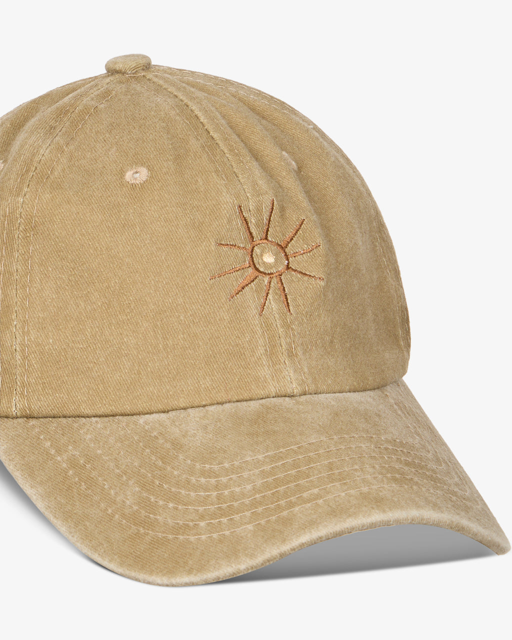 Soul Sun Washed Cap in Beige