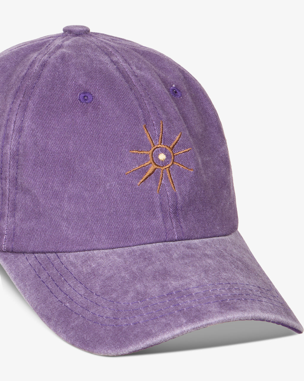 Soul Sun Washed Cap in Purple