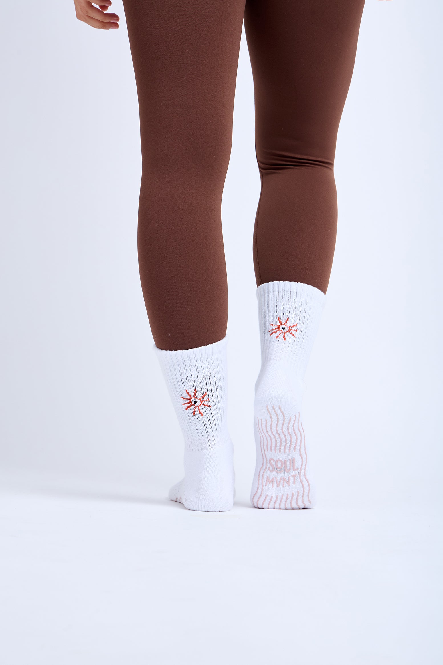 Signature Crew Socks in Off-White