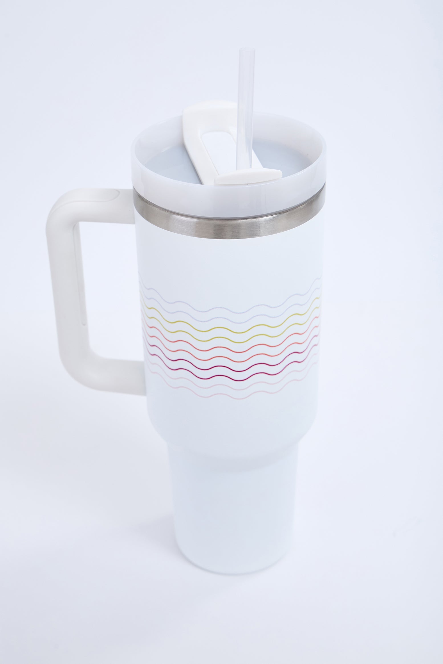 Cup with Waves Print