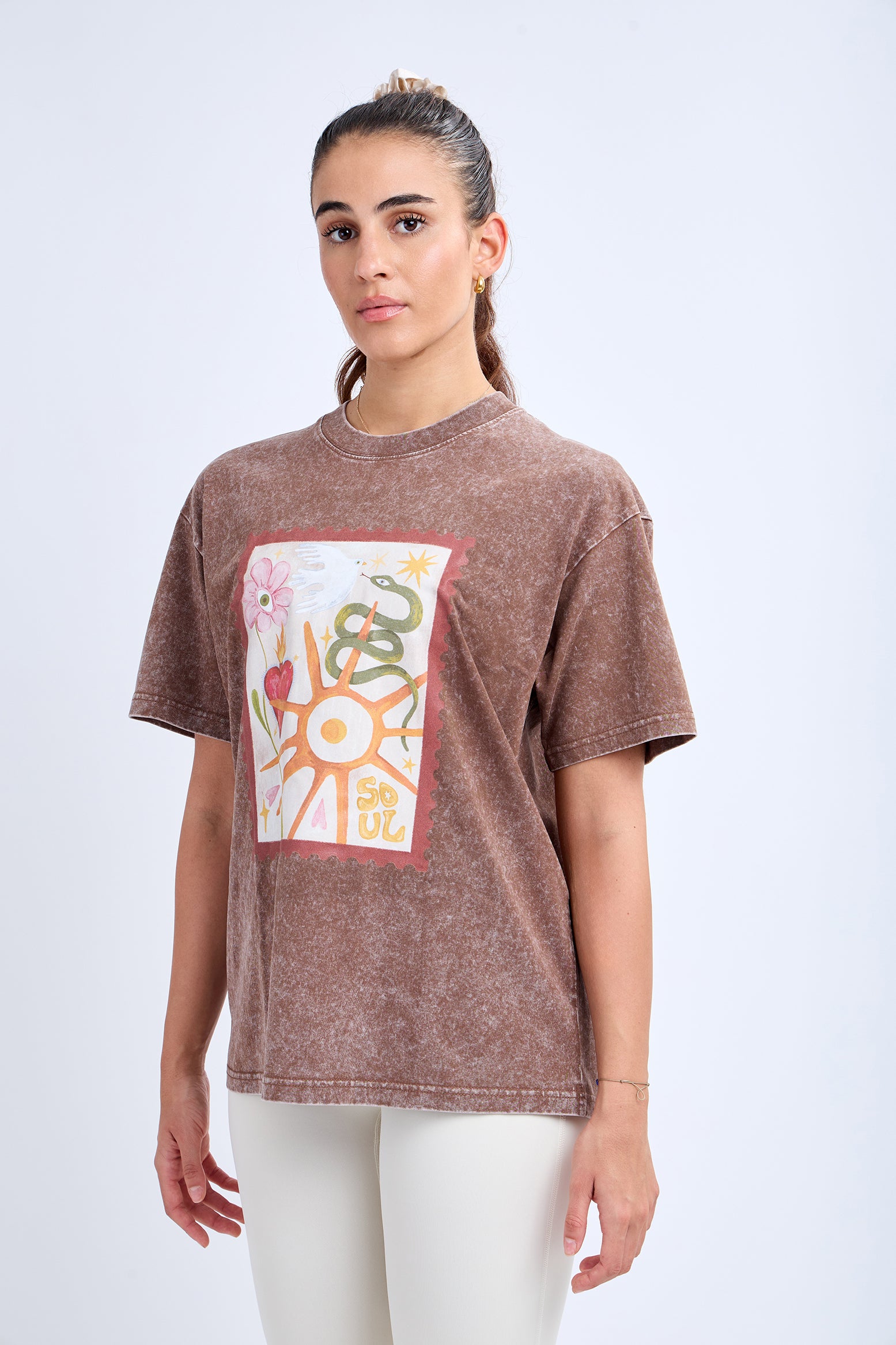 Soul Signature Tee in Mocha