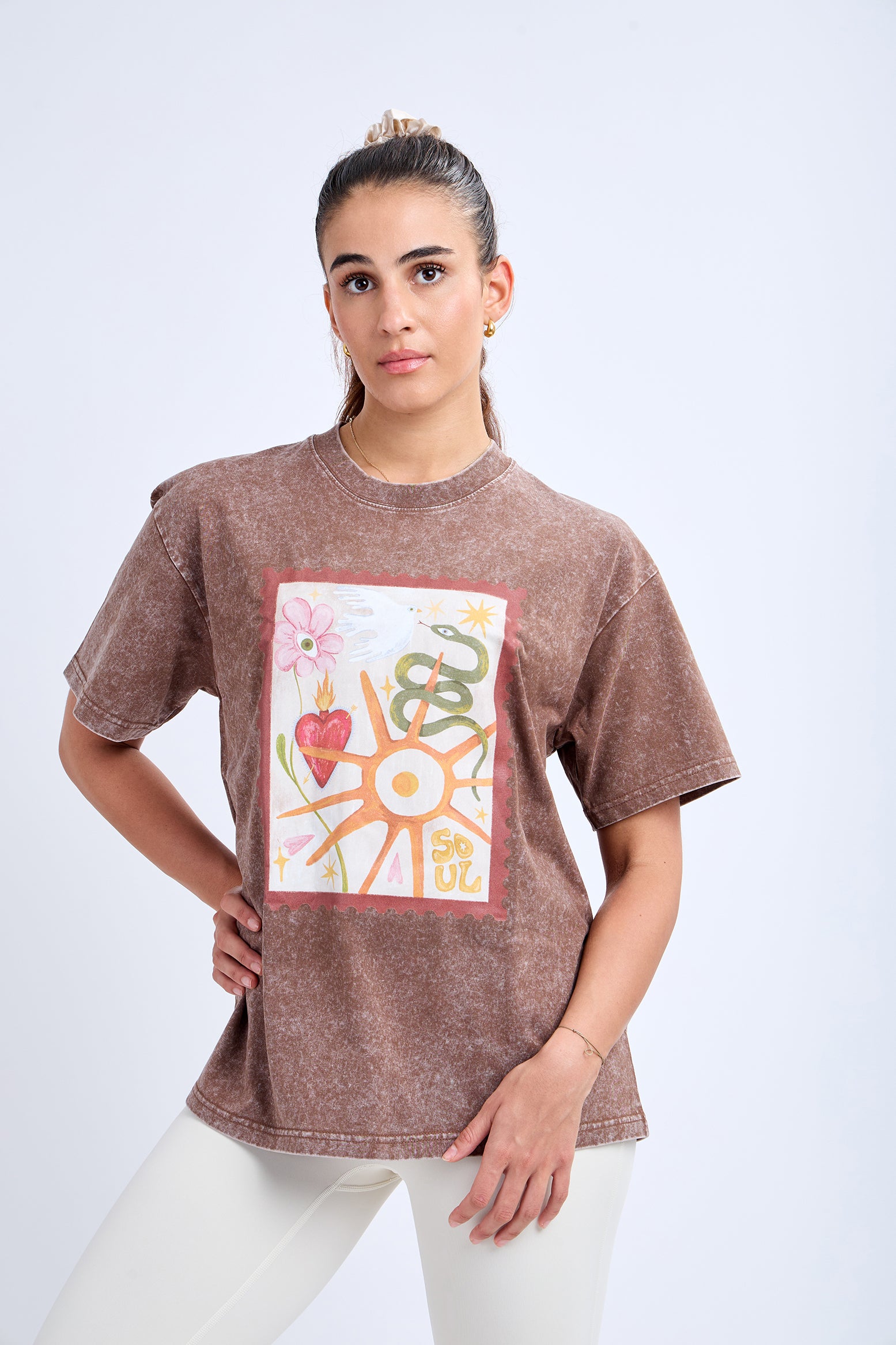 Soul Signature Tee in Mocha