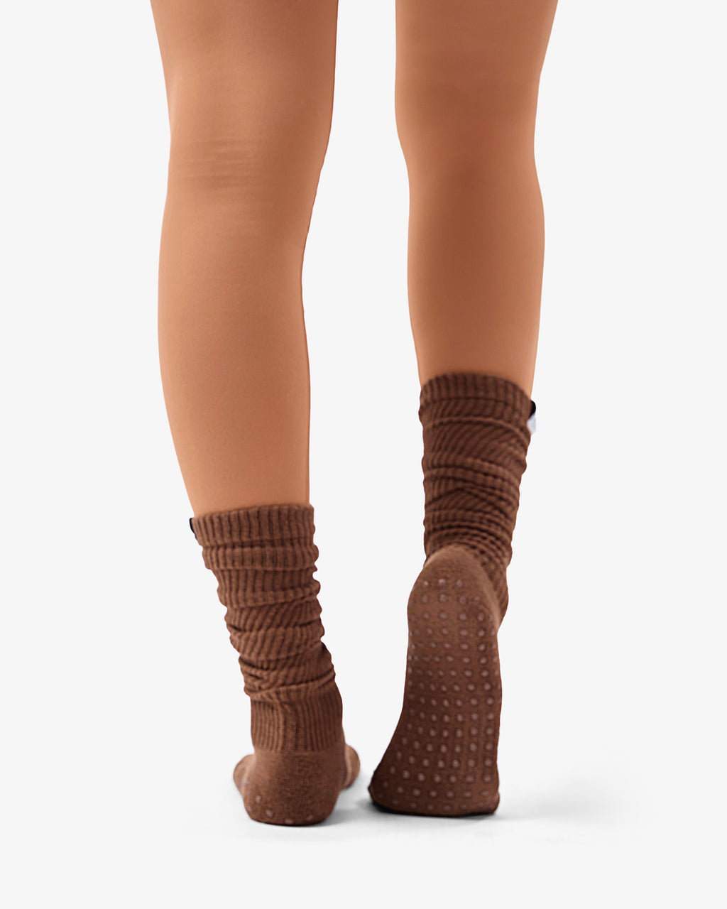 Scrunchy Socks in Brown