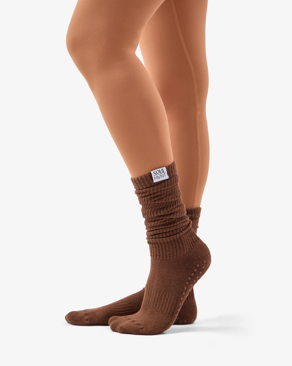 Scrunchy Socks in Brown | UAO10-Brown_0.jpg