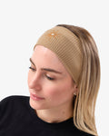 Ribbed Headband in Camel