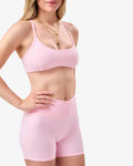 Biker Shorts in Bubble Pink
