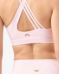 Brushed Sports Bra in Light Pink
