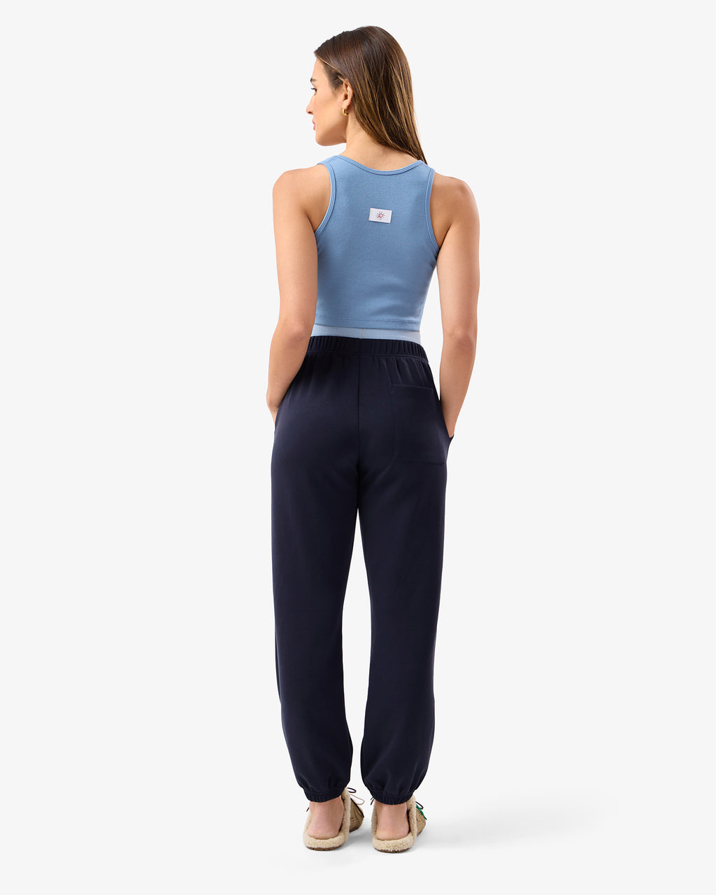 Brushed Modal Joggers in Midnight Blue