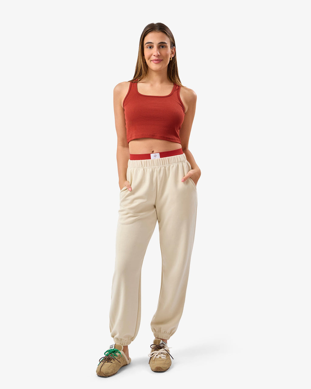 Brushed Modal Joggers in Ivory | WRT04-Terracota-WRJ03-Ivory_0.jpg