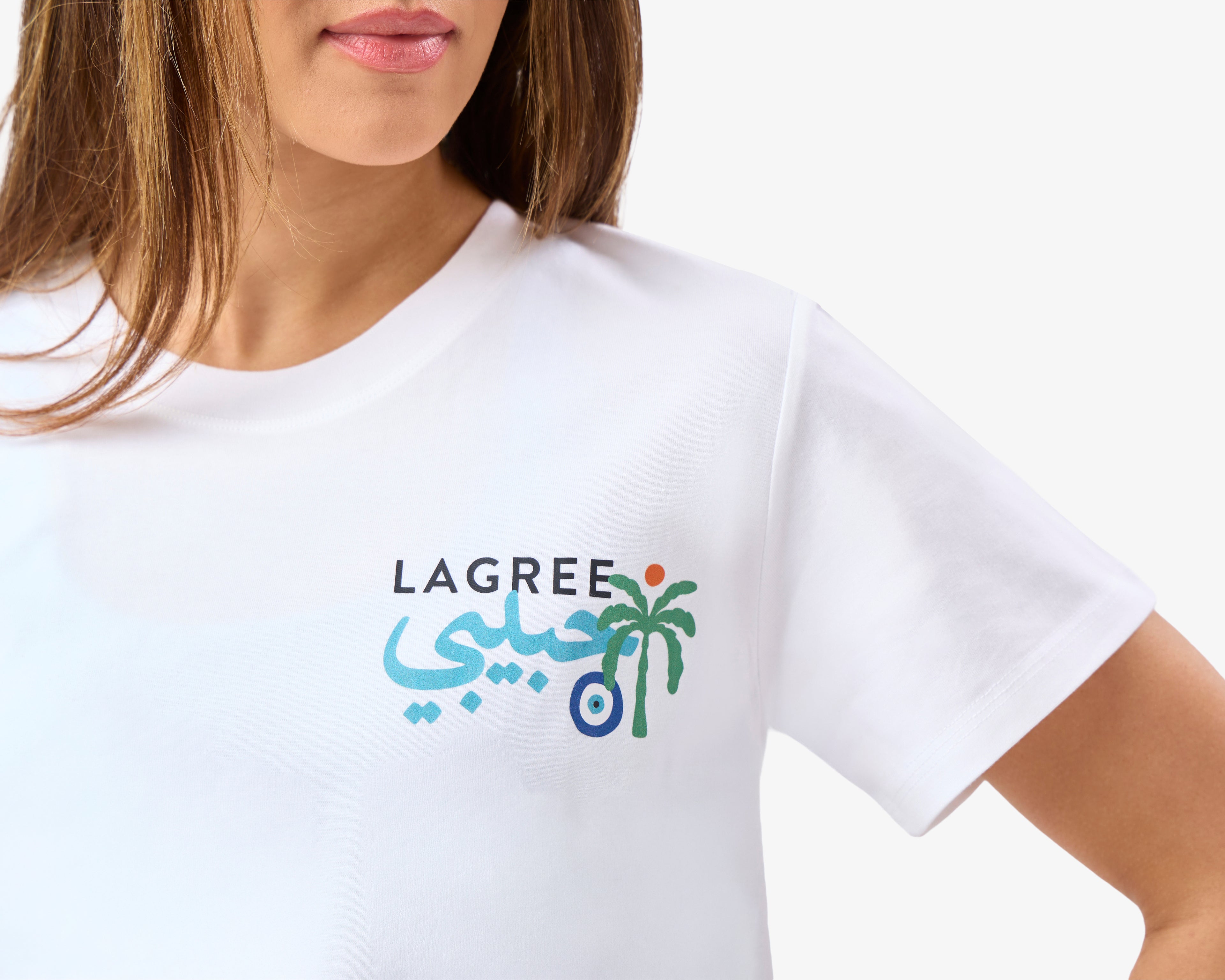 Lagree UAE Signature Tee in White