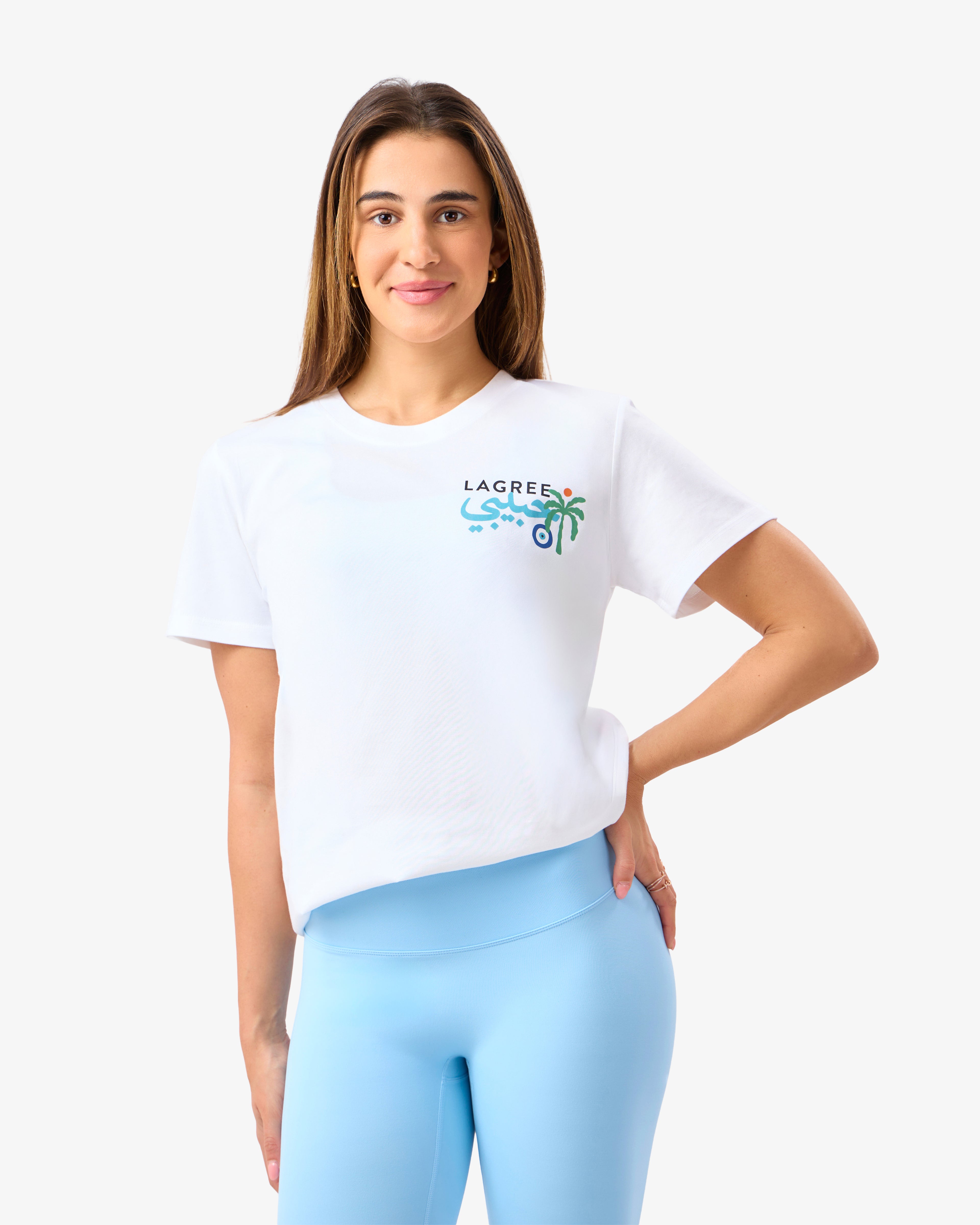 Lagree UAE Signature Tee in White