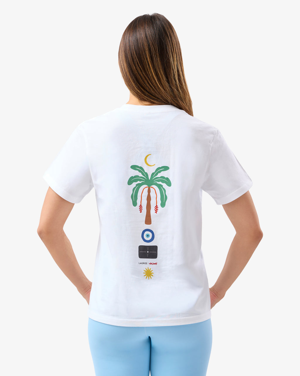 Lagree UAE Signature Tee in White