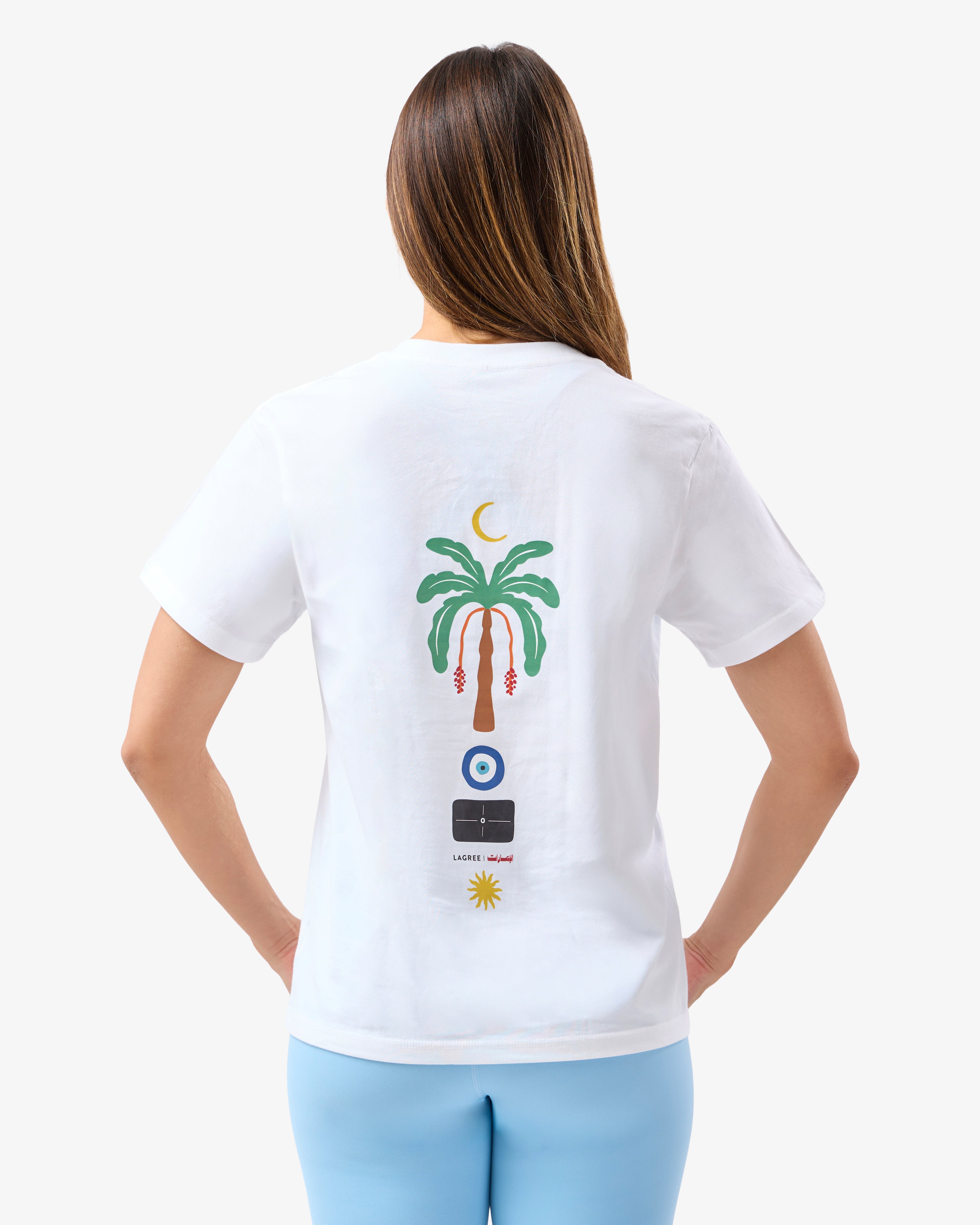 Lagree UAE Signature Tee in White